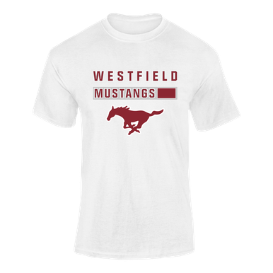 Westfield Mustangs Mascot #7 Men's SS T-Shirt