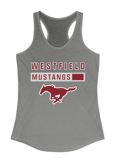 Westfield Mustangs Mascot #7 Women's Tank Top