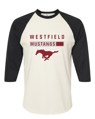 Westfield Mustangs Mascot #7 Men's Baseball T-Shirt