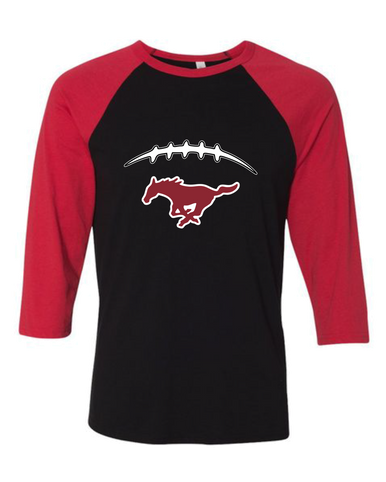 Westfield Mustangs Football #2 Men's Baseball T-Shirt