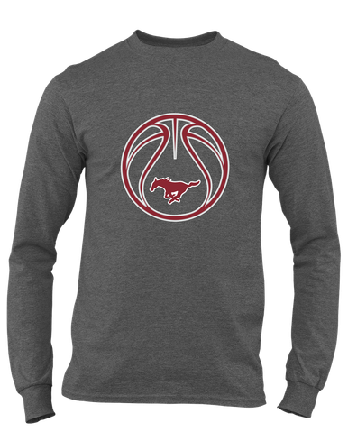 Westfield Mustangs Basketball #2 Men's LS T-Shirt