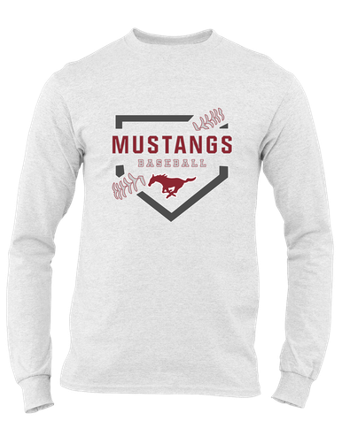 Westfield Mustangs Baseball #2 Men's Premium LS T-Shirt
