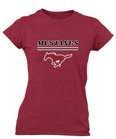 Westfield Mustangs Mascot #8 Women's SS T-Shirt