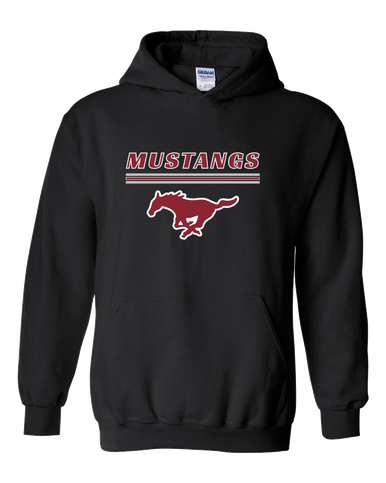 Westfield Mustangs Mascot #8 Men's Hoodie