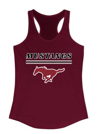 Westfield Mustangs Mascot #8 Women's Tank Top