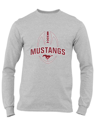 Westfield Mustangs Football #5 Men's LS T-Shirt