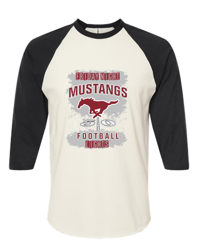 Westfield Mustangs Football #6 Men's Baseball T-Shirt