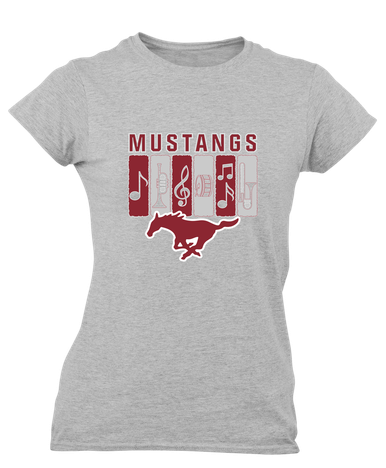 Westfield Mustangs Band # 2 Women's Premium SS T-Shirt