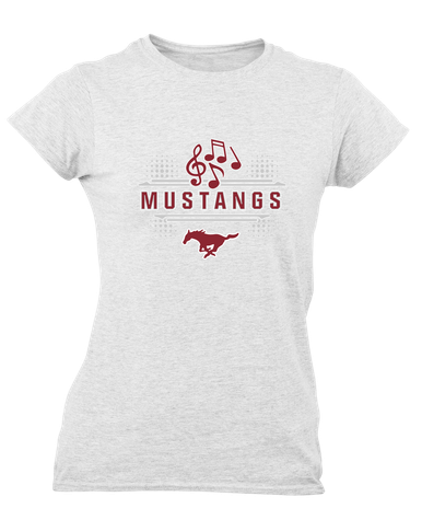 Westfield Mustangs Band # 3 Women's Premium SS T-Shirt