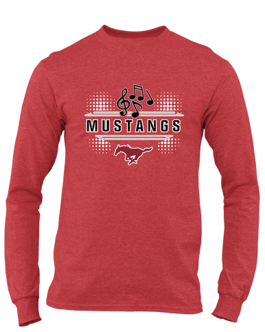 Westfield Mustangs Band # 3 Men's LS T-Shirt