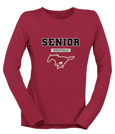 Westfield Mustangs Senior #2 Women's Premium LS T-Shirt