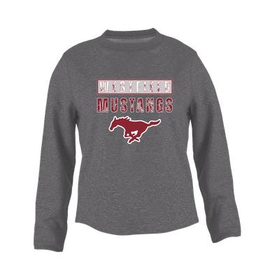 Westfield Mustangs Mascot #9 Women's Sweatshirt