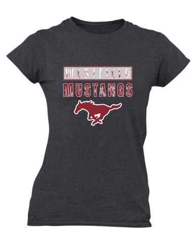 Westfield Mustangs Mascot #9 Women's SS T-Shirt