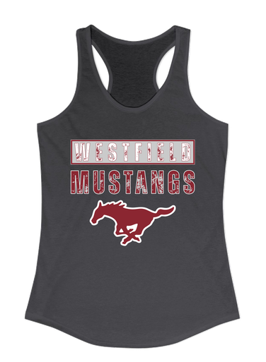 Westfield Mustangs Mascot #9 Women's Tank Top