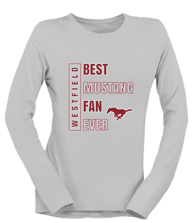 Westfield Mustangs Best Mustang Fan Women's LS T-Shirt