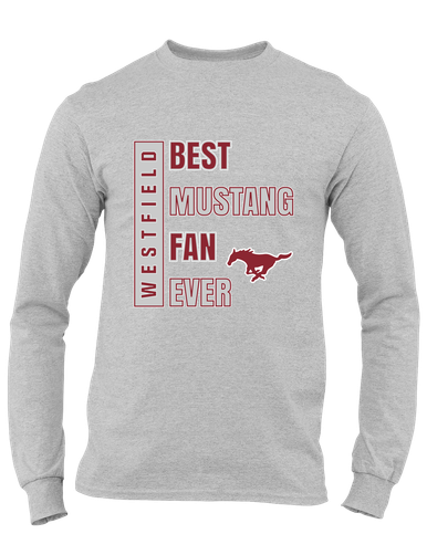 Westfield Mustangs Best Mustang Fan Men's LS T-Shirt