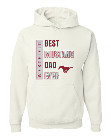 Westfield Mustangs Best Mustang Dad Men's Premium Hoodie