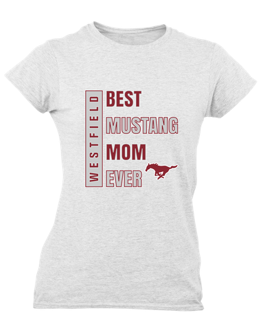 Westfield Mustangs Best Mustang Mom Women's SS T-Shirt
