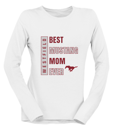 Westfield Mustangs Best Mustang Mom Women's Premium LS T-Shirt