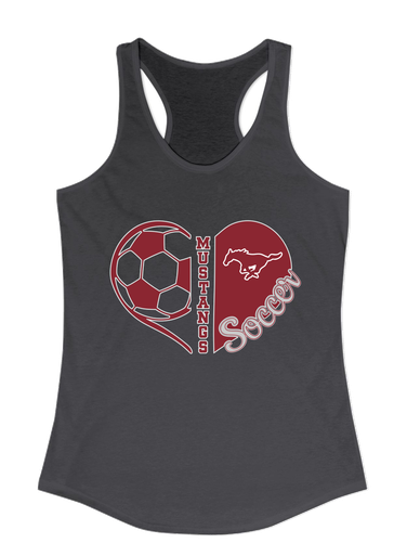 Westfield Mustangs Heart Soccer Women's Tank Top