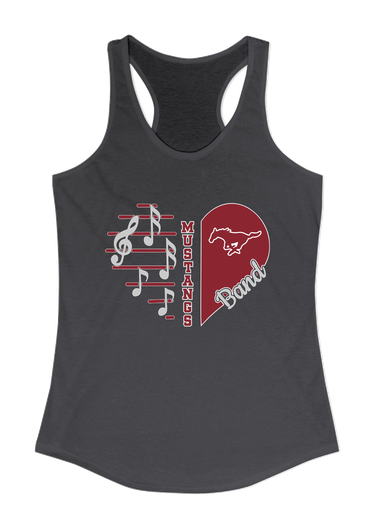 Westfield Mustangs Heart Band Women's Tank Top