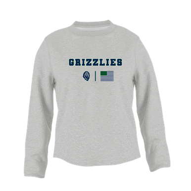Copper Hills Grizzlies Team Colors Flag Women's Sweatshirt