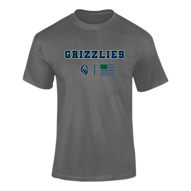 Copper Hills Grizzlies Team Colors Flag Men's SS T-Shirt