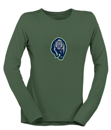 Copper Hills Grizzlies Mascot #1 Women's Premium LS T-Shirt