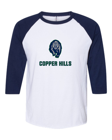 Copper Hills Grizzlies Mascot #2 Men's Baseball T-Shirt