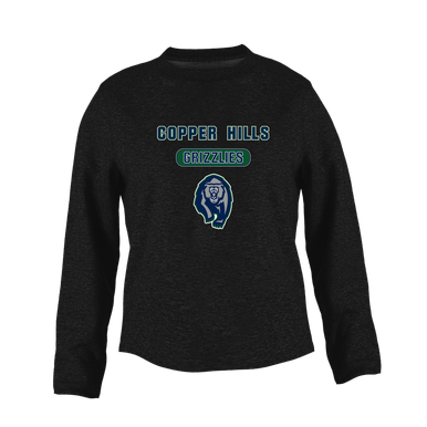 Copper Hills Grizzlies Mascot #3 Women's Sweatshirt