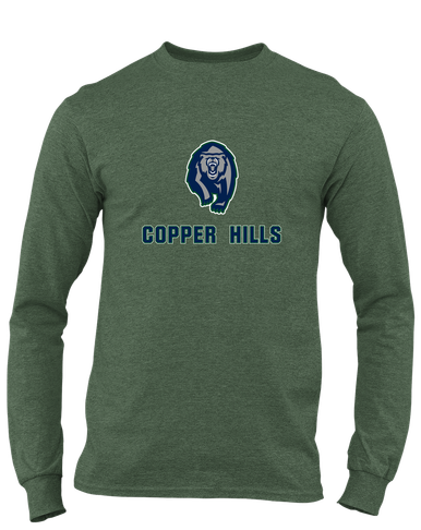 Copper Hills Grizzlies Mascot #2 Men's Premium LS T-Shirt