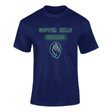 Copper Hills Grizzlies Mascot #3 Men's Premium SS T-Shirt