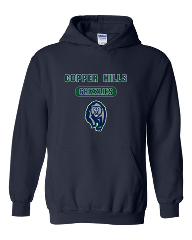 Copper Hills Grizzlies Mascot #3 Men's Hoodie