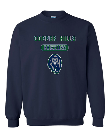 Copper Hills Grizzlies Mascot #3 Men's Sweatshirt