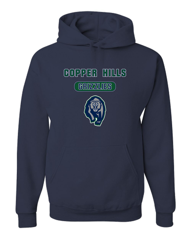 Copper Hills Grizzlies Mascot #3 Men's Premium Hoodie