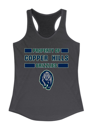 Copper Hills Grizzlies Property Of Women's Tank Top