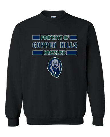 Copper Hills Grizzlies Property Of Men's Sweatshirt