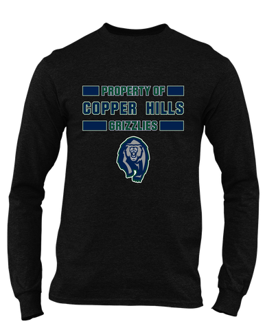 Copper Hills Grizzlies Property Of Men's Premium LS T-Shirt