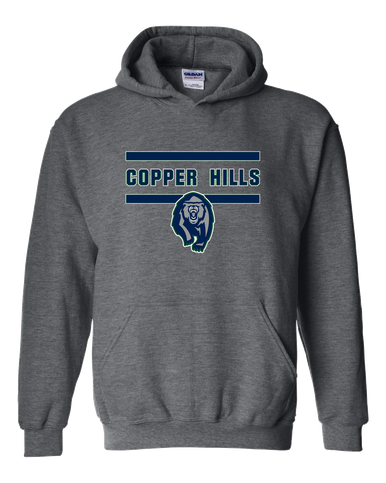 Copper Hills Grizzlies Mascot #4 Men's Hoodie