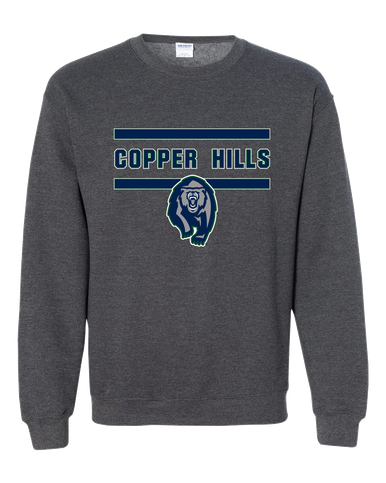 Copper Hills Grizzlies Mascot #4 Men's Sweatshirt