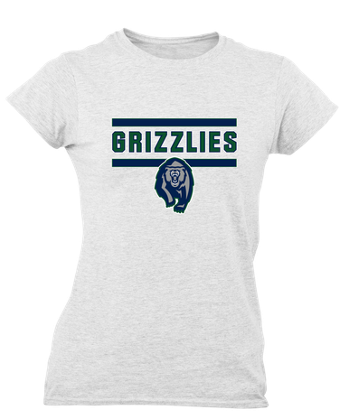 Copper Hills Grizzlies Mascot #5 Women's SS T-Shirt