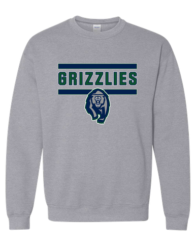 Copper Hills Grizzlies Mascot #5 Men's Sweatshirt