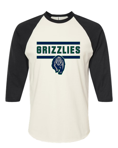 Copper Hills Grizzlies Mascot #5 Men's Baseball T-Shirt