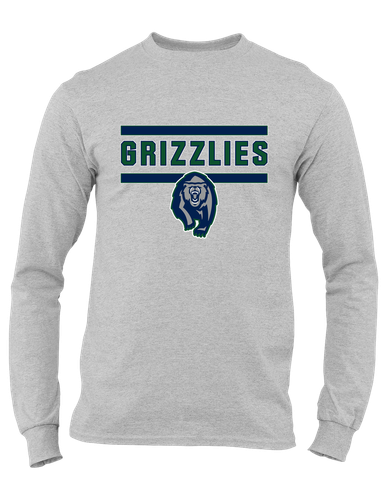 Copper Hills Grizzlies Mascot #5 Men's Premium LS T-Shirt