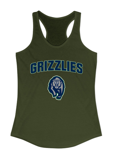 Copper Hills Grizzlies Mascot #6 Women's Tank Top