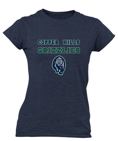 Copper Hills Grizzlies Spirit Women's SS T-Shirt