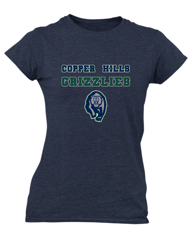 Copper Hills Grizzlies Spirit Women's Premium SS T-Shirt