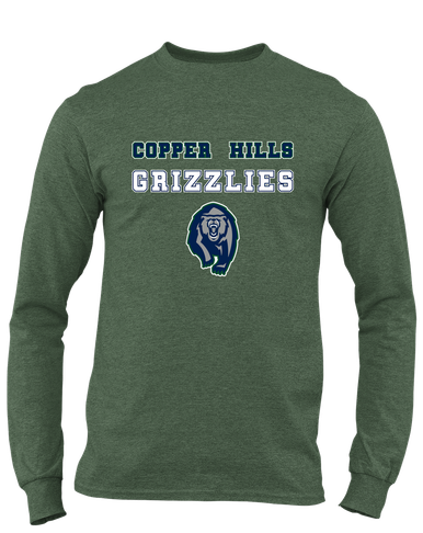 Copper Hills Grizzlies Spirit Men's LS T-Shirt