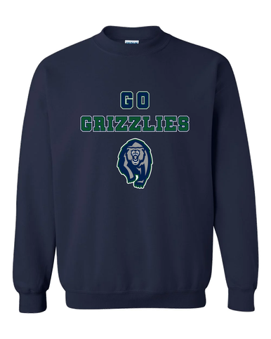 Copper Hills Grizzlies Go Team Men's Sweatshirt