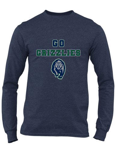 Copper Hills Grizzlies Go Team Men's LS T-Shirt